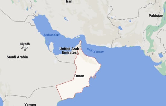 موقعیت جغرافیایی عمان