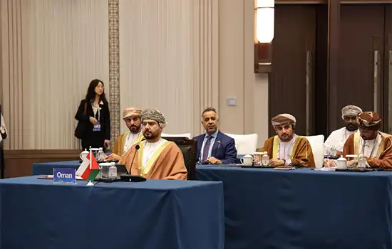 حضور عمان در نشست وزیران اقتصاد و تجارت شورای همکاری خلیج فارس و چین