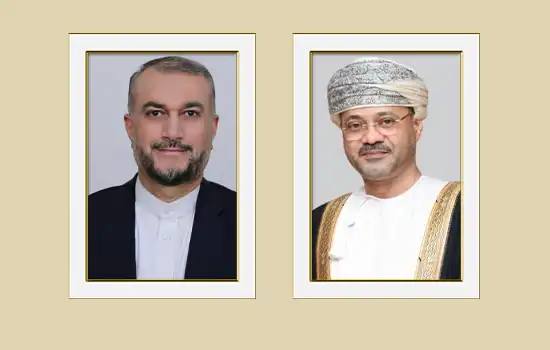 وزیران خارجه عمان و ایران بر کمک رسانی هر چه سریع تر به مردم فلسطین تاکید کردند