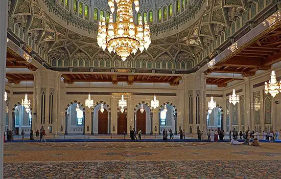فرش ایرانی در مسجد سلطان قابوس عمان