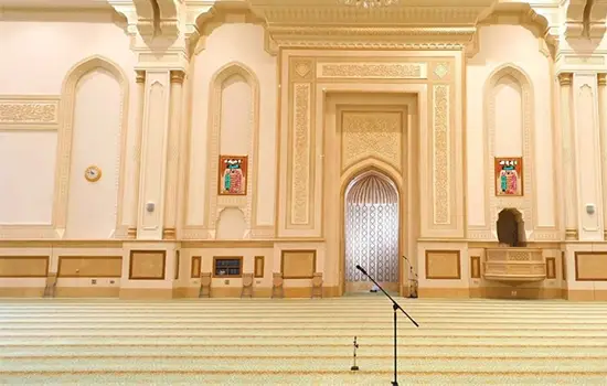 نمازخانه مسجد سلطان قابوس در عمان