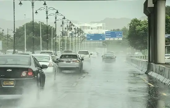 پیش بینی بارش، رعد و برق در سراسر عمان در روز چهار شنبه