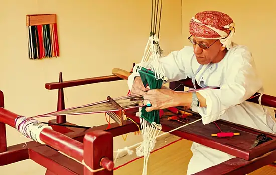صنایع دستی سنتی عمان:نساجی و بافندگی
