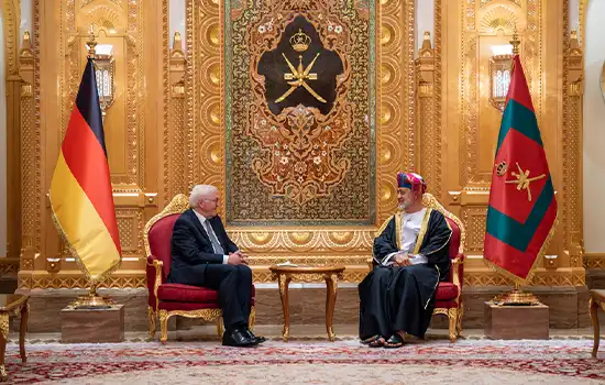 گفتگوی رسمی سلطان عمان و رئیس جمهور آلمان