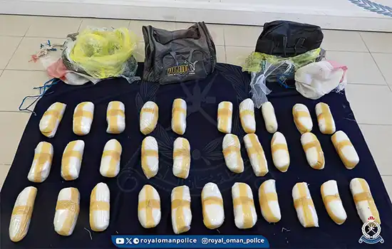 هفت نفر به اتهام تلاش برای قاچاق بیش از 30 کیلوگرم مواد مخدر به عمان دستگیر شدند