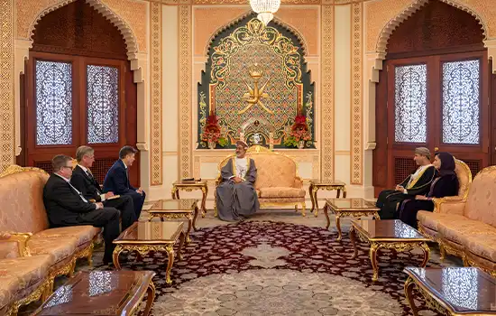 سلطان عمان و معاون صدراعظم آلمان در مسقط دیدار کردند