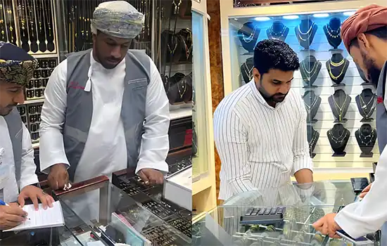 mociip monitors jewellers in muscat